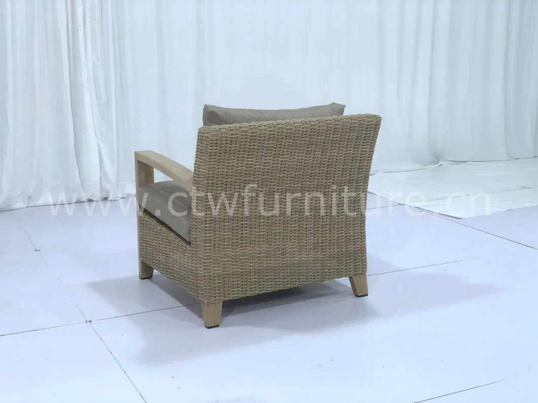 Hotel Quality Rattan Wicker Garden Sofa Set for Outdoor Comfort