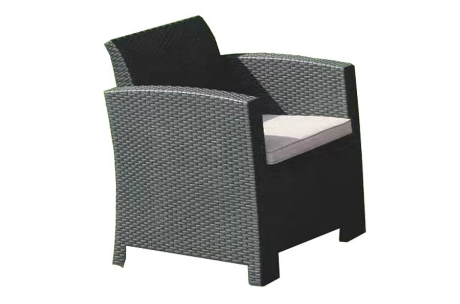 Low Price PP Injection Garden Outdoor Plastic Rattan Sofa Set