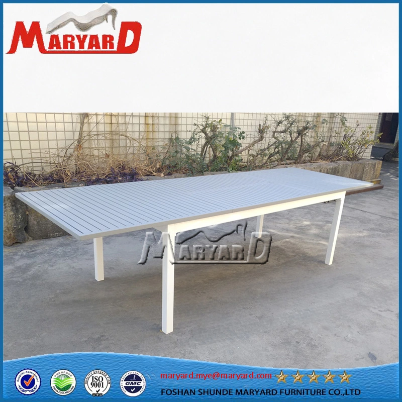 Outdoor Garden Furniture Aluminum Extendable Table Extension Table