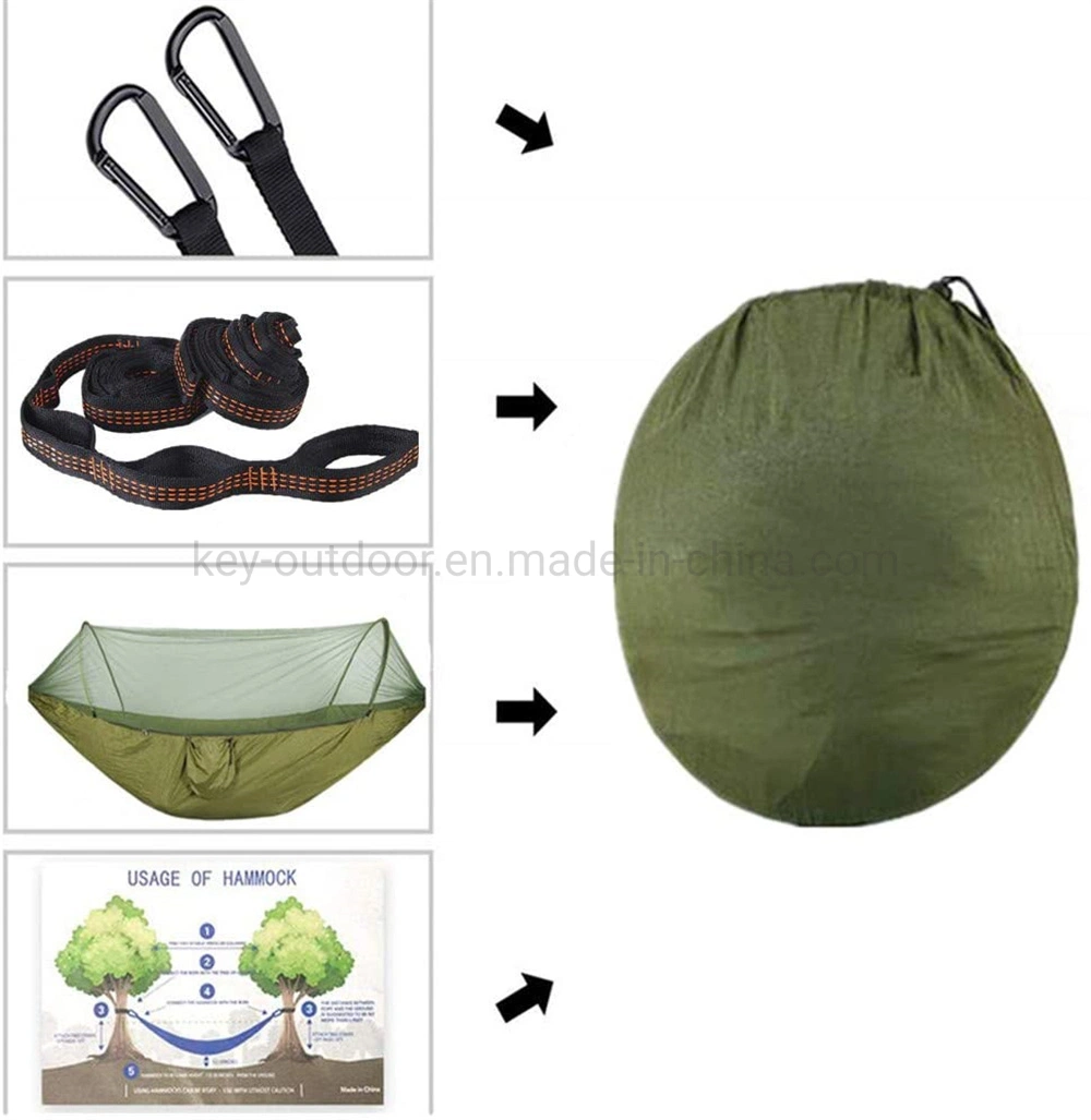 Camping Parachute Hammock Portable Wild Survival Garden Tent Outdoor Furniture Leisure Sleeping Bed Travel Swing