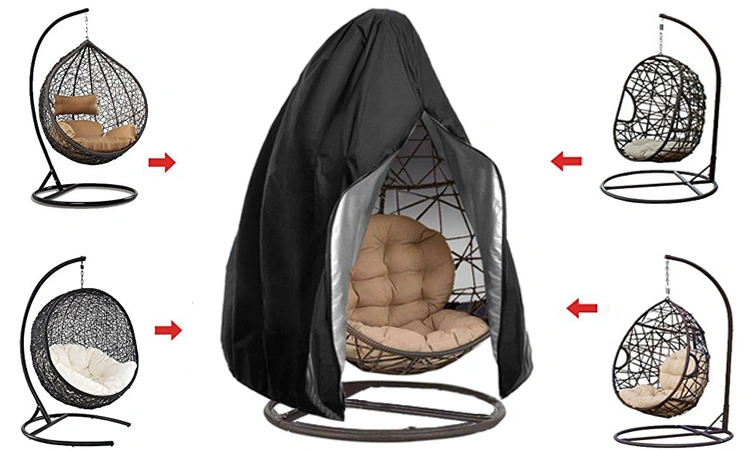 Outdoor Eggshell Swing Waterproof Cover Furniture Garden Hanging Chair Protective Cover