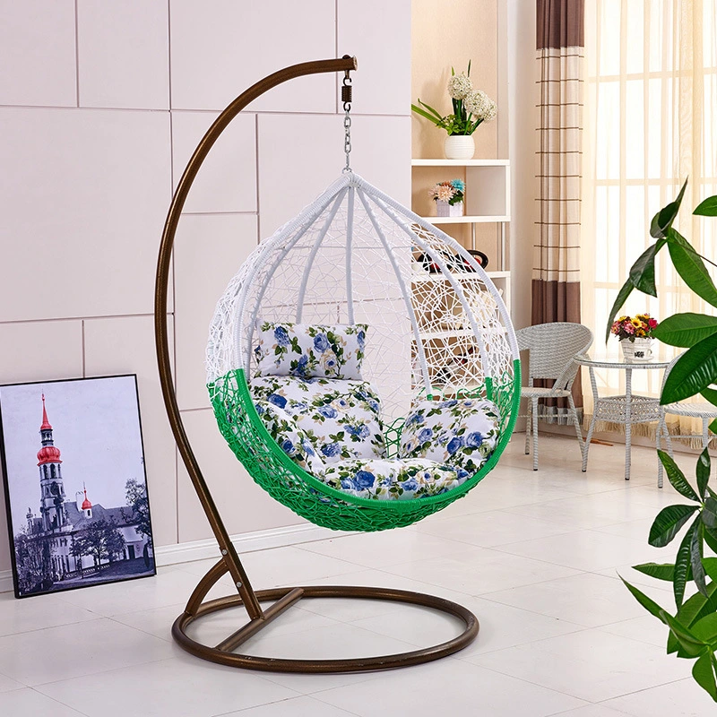 2020 New Design Garden Rattan Furniture Metal Frame Swing Chair