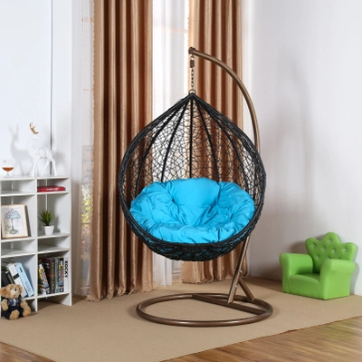 Fashionable Design Patio Rattan Hanging Garden Outdoor Revolving Swing Chair