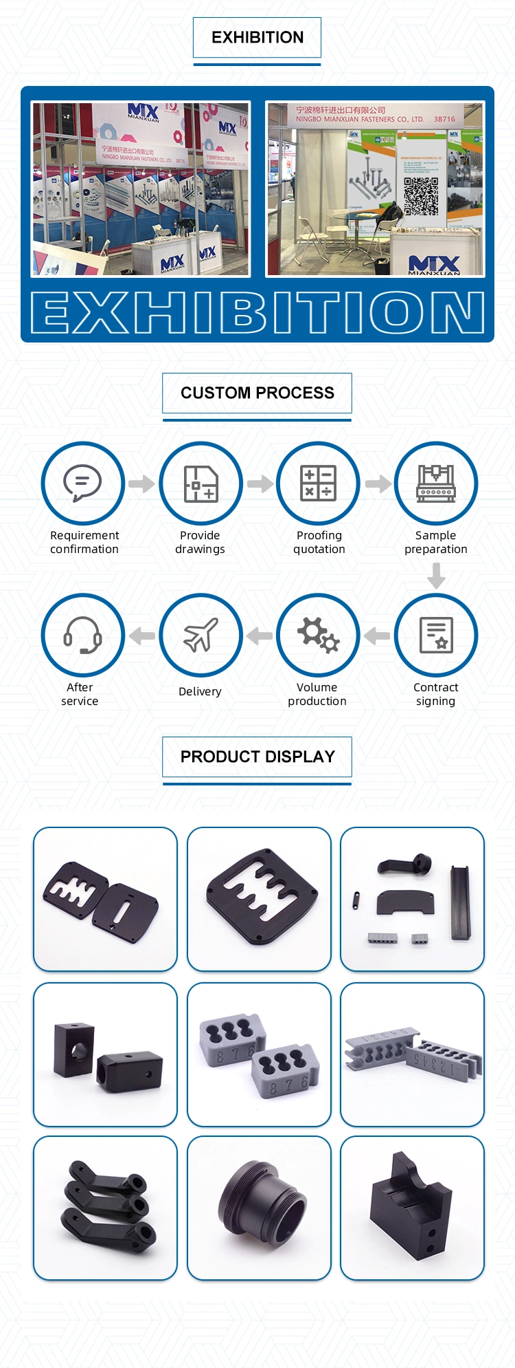 Customize Peek Spare Parts Peek Fittings Injection Moldings CNC Machined Plastic