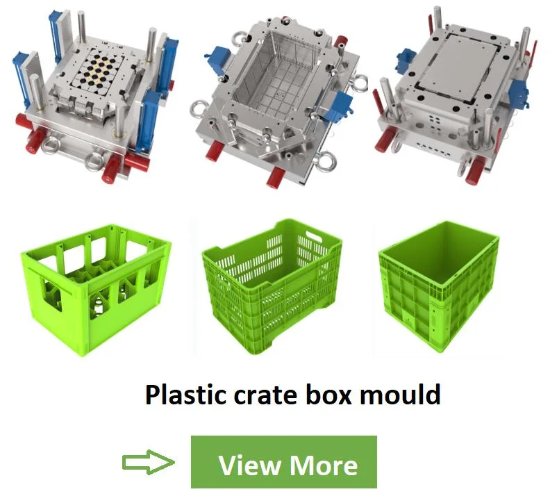 Customized Plastic Industrial Pallet Box Crate Dustbin Injection Mould/Mold/Molding/Molds