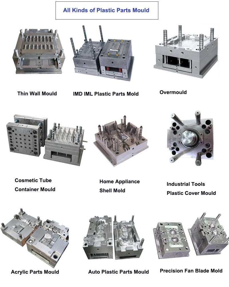 ABS/PC/PA66/POM/TPU/PP/PVC/Pet/HDPE/as/PMMA Plastic Injection Parts Hot Runner Over-Molding Double Color