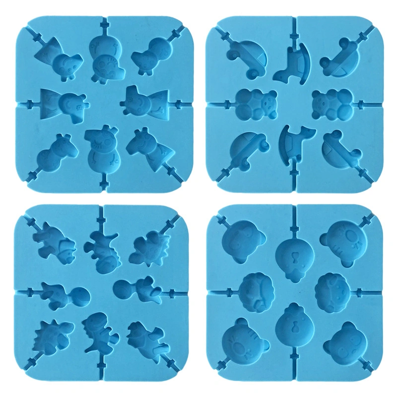 Factory Wholesale Multi Styles Cartoon Shape DIY Candy Chocolate Silicone Molds