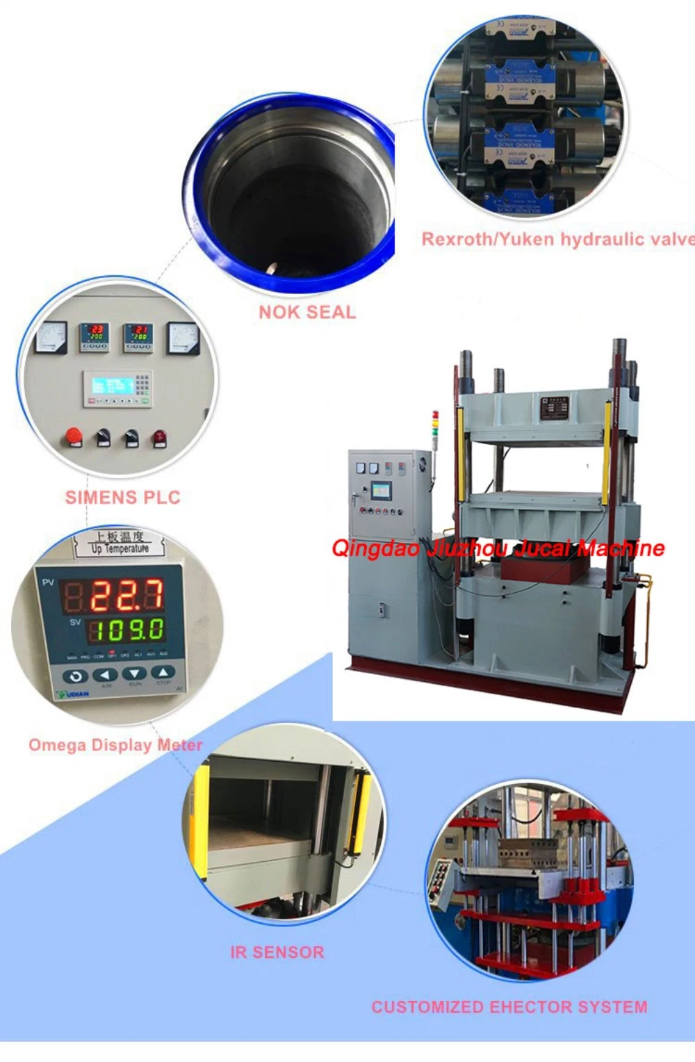 Rubber Injection Press Vertical Injection Molding Press Machine