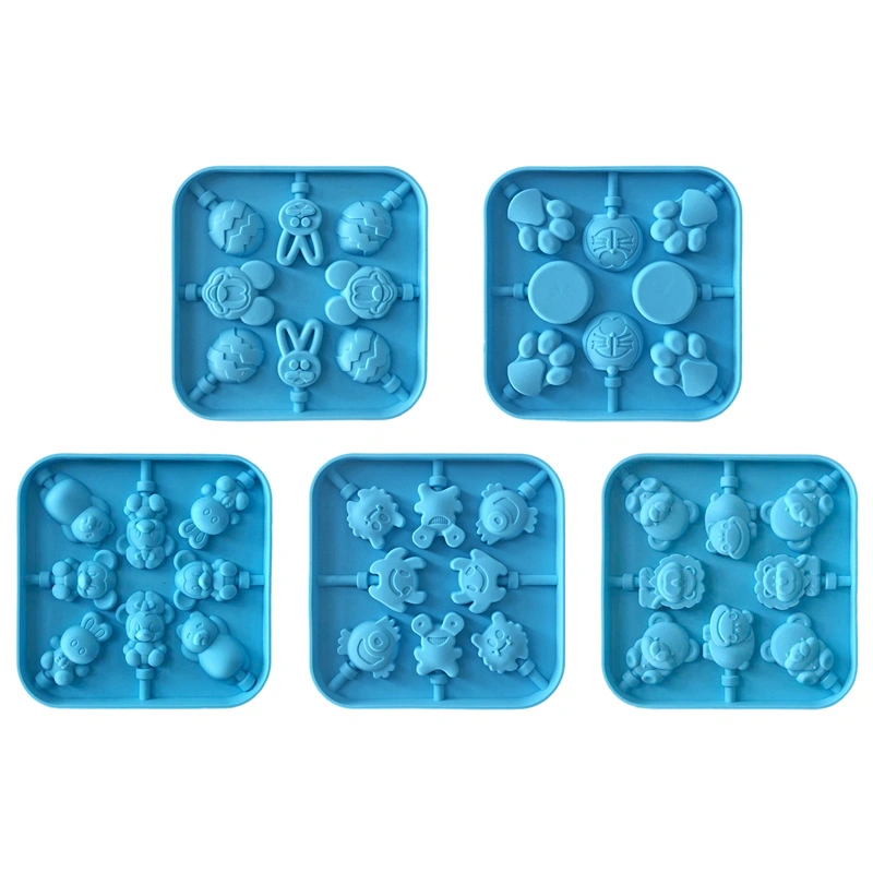 Factory Wholesale Multi Styles Cartoon Shape DIY Candy Chocolate Silicone Molds