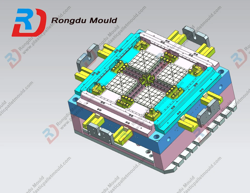 1100*1100*150mm Lightable Window Plastic Pallet Mold