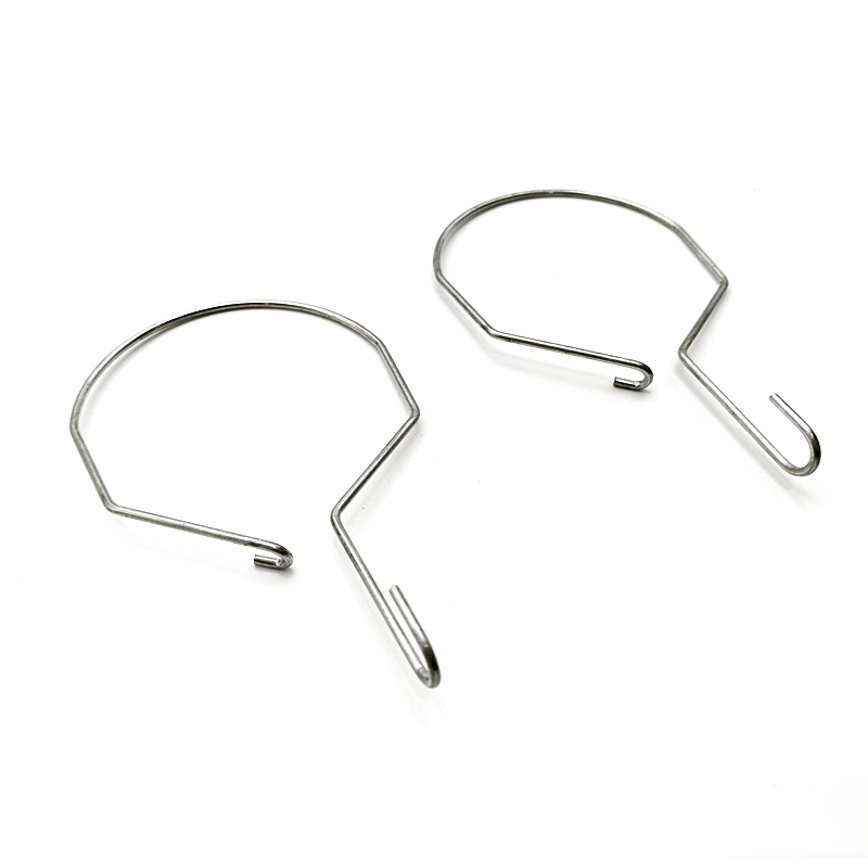 Customized Special Shape Bending Stainless Steel Wire Forming Hooks Wire Coil Forms