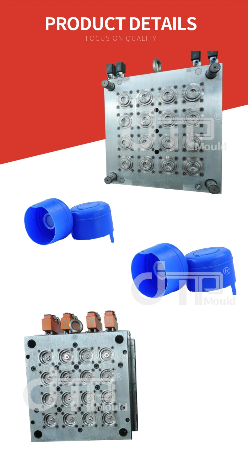 Multi Cavities Plastic Injection 5 Gallon Bottle Cap Mould