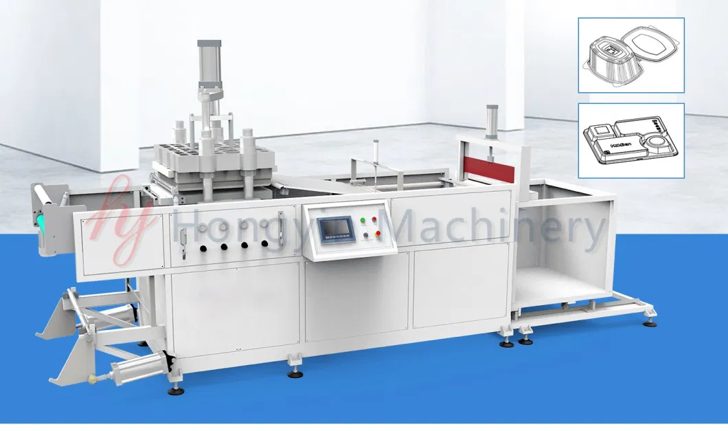 Small Thermoforming Machine Large Forming Area 660*760mm for Clamshell Containers/Blister Trays