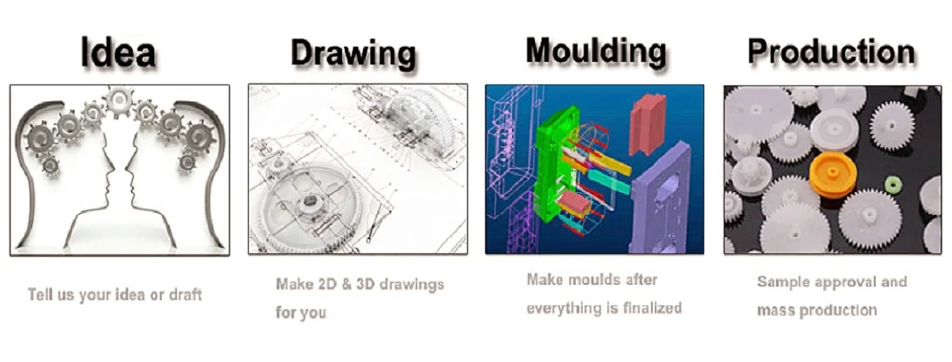 Injection Mold and Molding for Angle Bracket / Plastic Support / Door Stopper / Holder