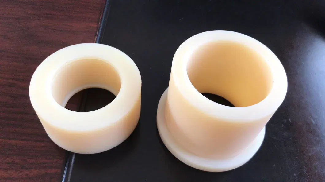 Custom Made CNC Machining Plastic Bushing China Supplier Nylon Injection Molding