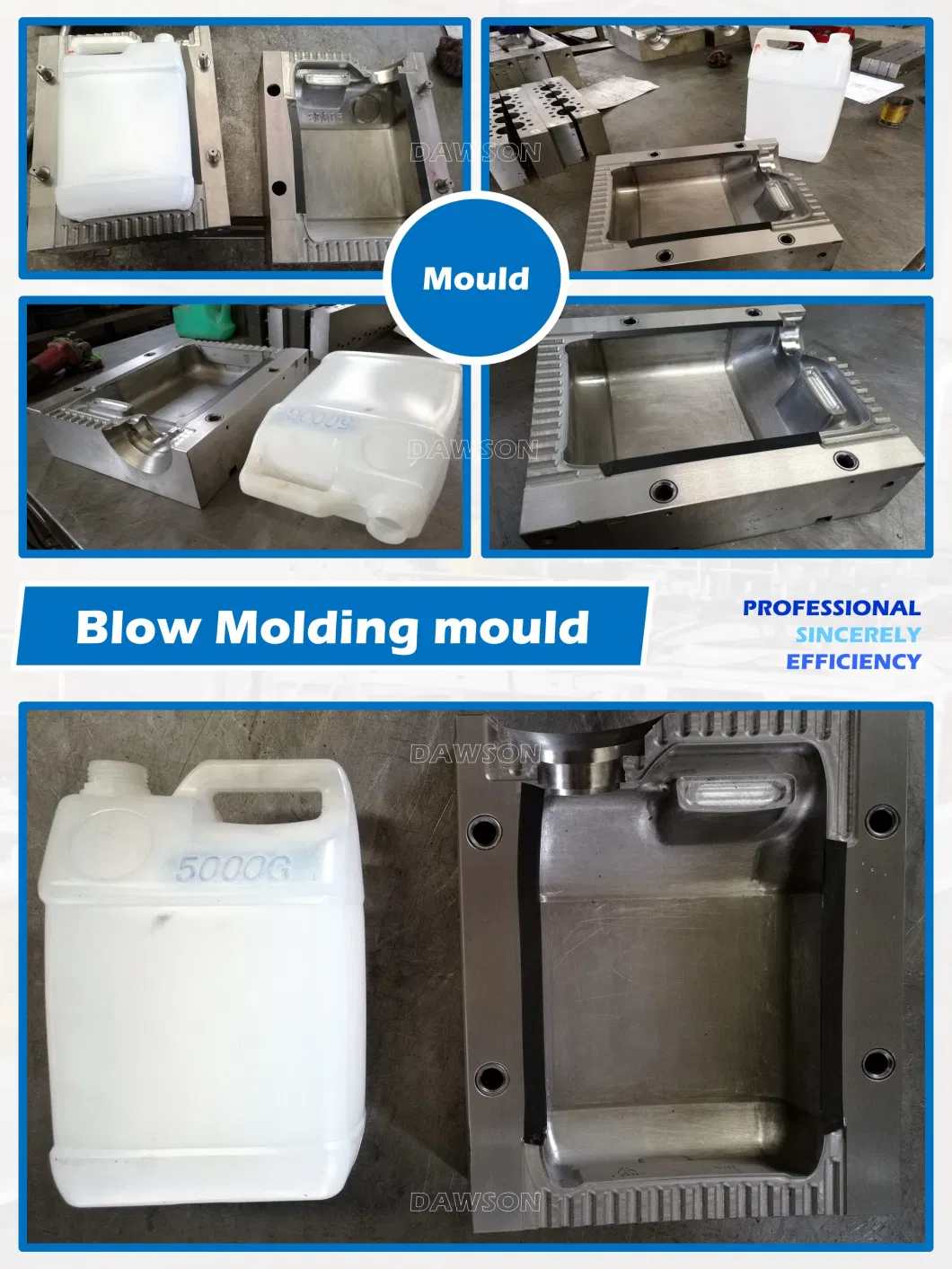 HDPE Jerry Can High Speed Plastic Injection Molding