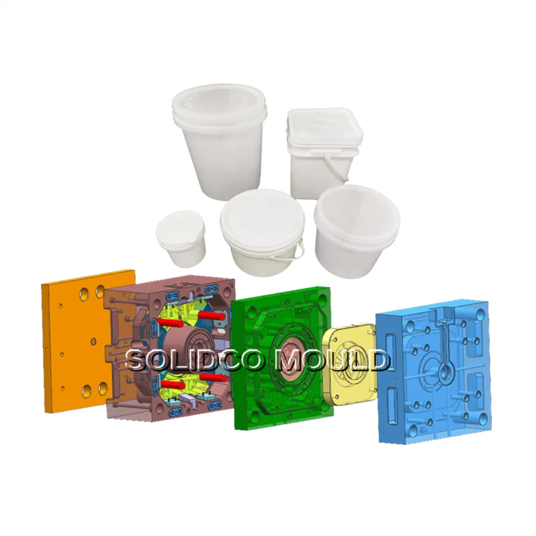 5/10/15/20/25 Litres Round Square Plastic Paint Bucket Mould