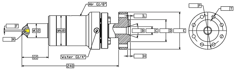 Liquid Silicon Rubber (LSR) Injection Molding Pneumatic Shut off Special Nozzle