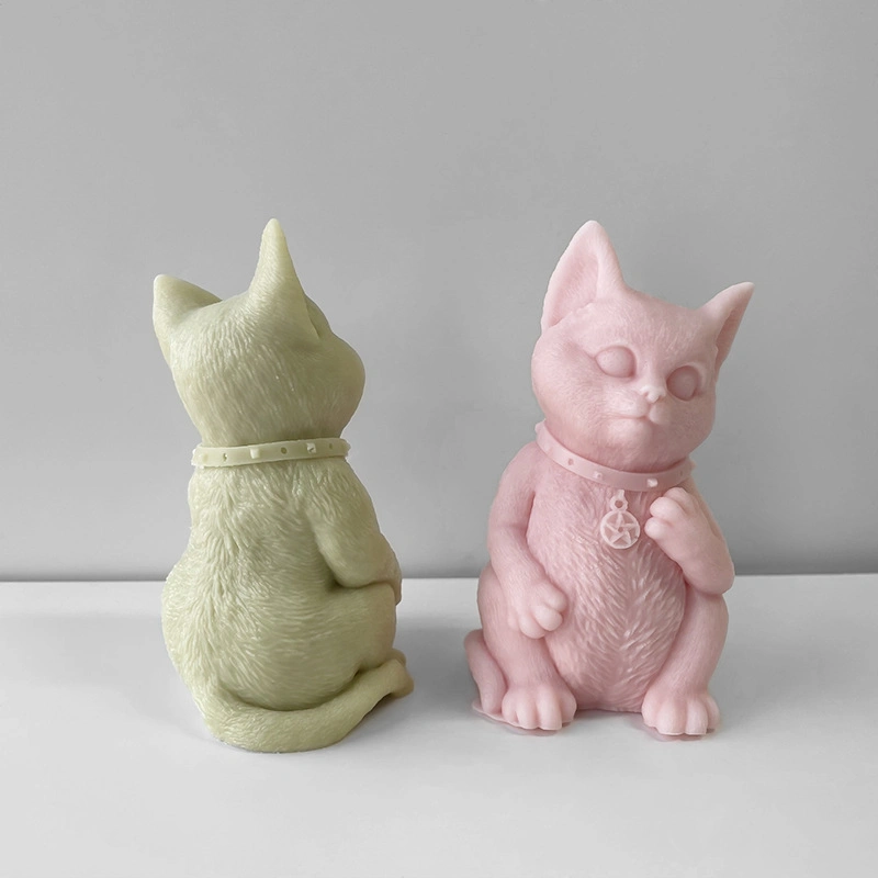 Standing Cat Shape Molds Candy Chocolate Baking Silicone Molds