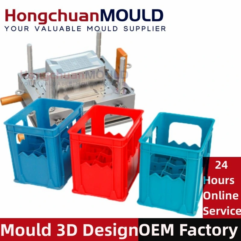 HDPE Food Grade Stackable Moving Crate Injection Mould Box Mold Maker