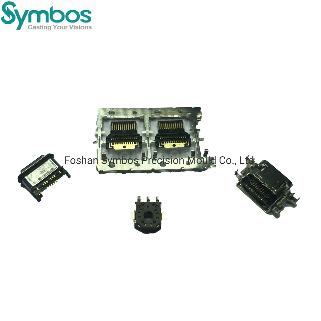 OEM Cheap Auto Jet Parts Automotive Connector Plastic Injection Over Insert Molding