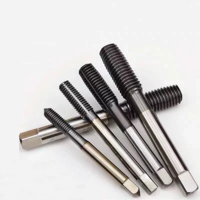 Wyk Metric HSS Left Hand Thread Tap M3-M12 DIN ISO Standard High Speed Steel Professional Solid Carbide High Speed Steel Spiral Flute Threading Tap
