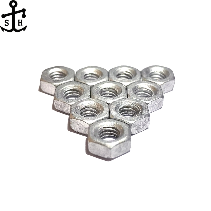 Small Size DIN439 Metric Dacromet Hexagon Thin Nut Made in China