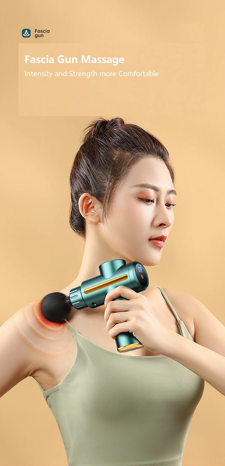 Sauron A8 2022 8 Massage Heads Knocking Tapping Professional Muscle Relax Mini Massage Gun