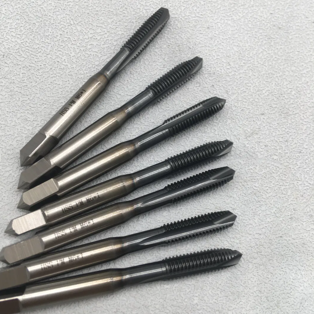 ISO High Quality Cutting Tools Machine Tap HSS Straight Flute Taps for Creating Screw Thread