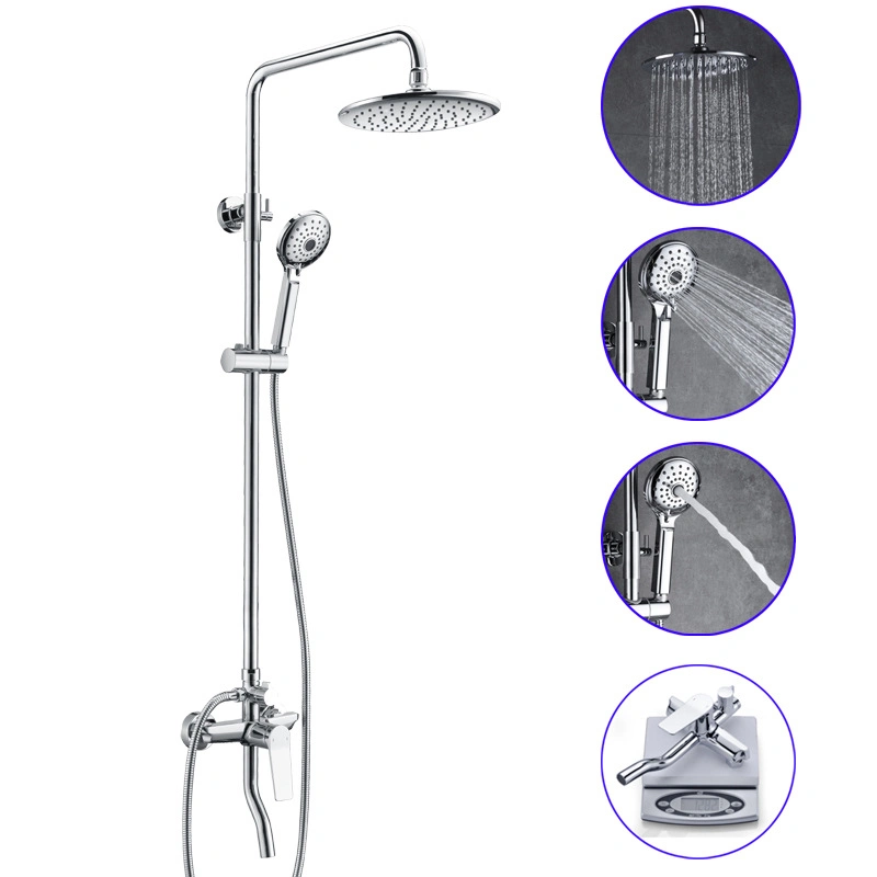 Bubble Hand Shower Rain Shower Head Big Spray Shower Mixer Water Tap Faucet Sanitary Ware Shower Set