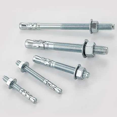 1/2X7&quot; Inch Standard Fasteners for Heavy-Duty Zinc Wedge Anchors for Cement and Concrete