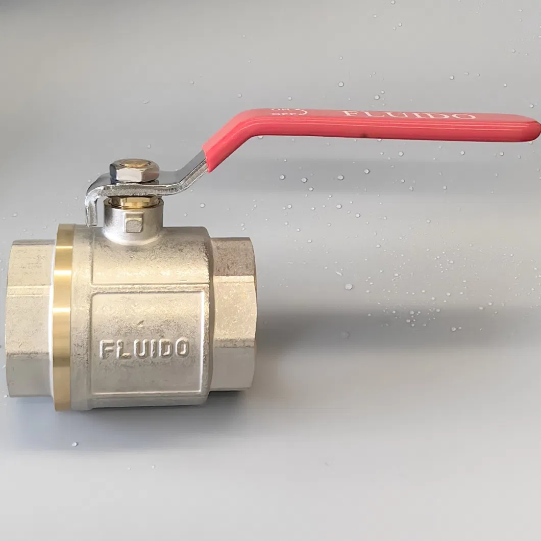 Female Male Thread 600wog Reduced Full Port 2 Way Thread 25mm 4 Inch DN15 Brass Ball Valve for Water Use