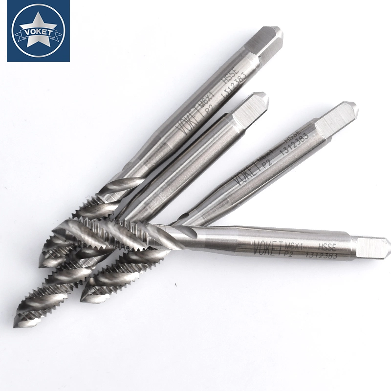 Hsse-M35 Needle Thread Spiral Fluted Tap Sm 3/32 1/8 9/64 11/64 3/16 13/64 15/64 1/4 9/32 3/8 Machine Screw Thread Tap