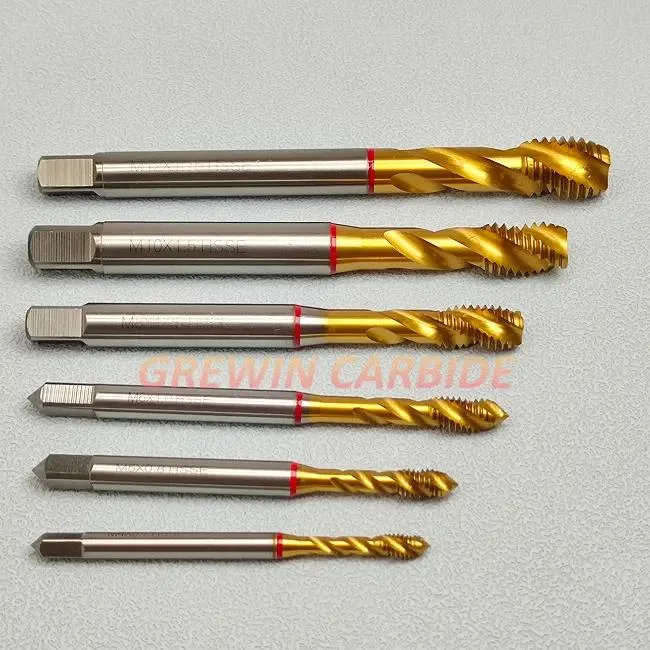 Gw-Straight Tap High Speed Steel Tap and Die Set M6 M8 M10 M12 Hsse-Pm Thread Machine Taps for Very Wear-Resistant Through Holes