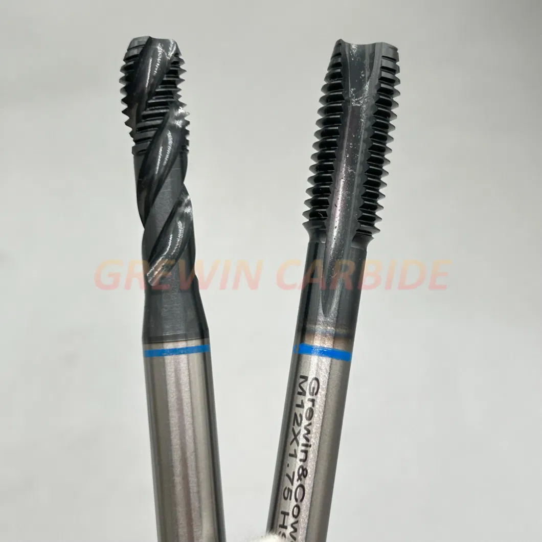 Grewin-High Performance HSS-E Pm Straight Tip Taps Threading Tools Machine Tap HSS Cobalt Hsse Spiral Taps