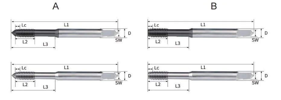 Find Quality OEM HSS Taps Forming Threading Taps for CNC Cutting