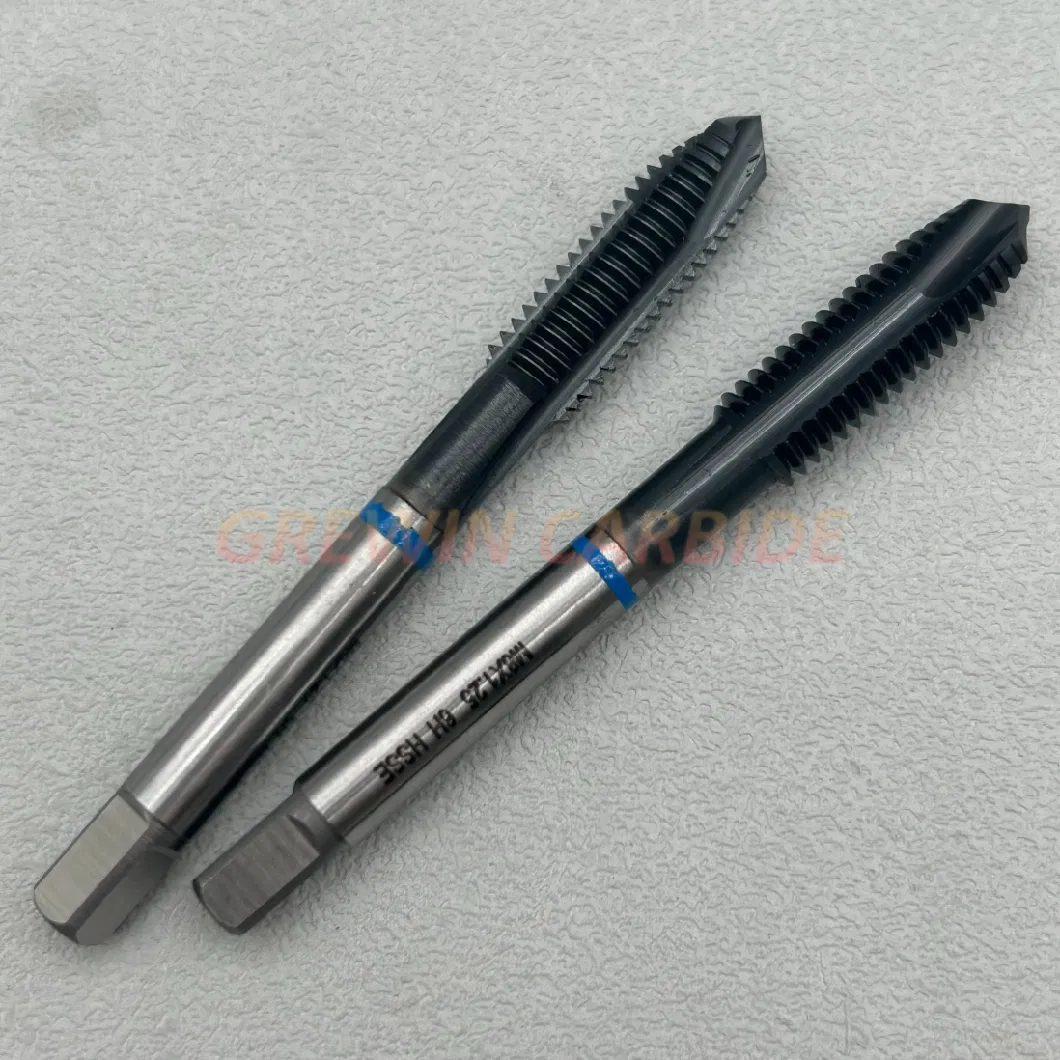 Grewin Carbide-DIN JIS ISO HSS M35 Machine Tap Hsse Cobalt Straight Flute HSS Co5% Tap M6 M8 M10 M12 for Threading