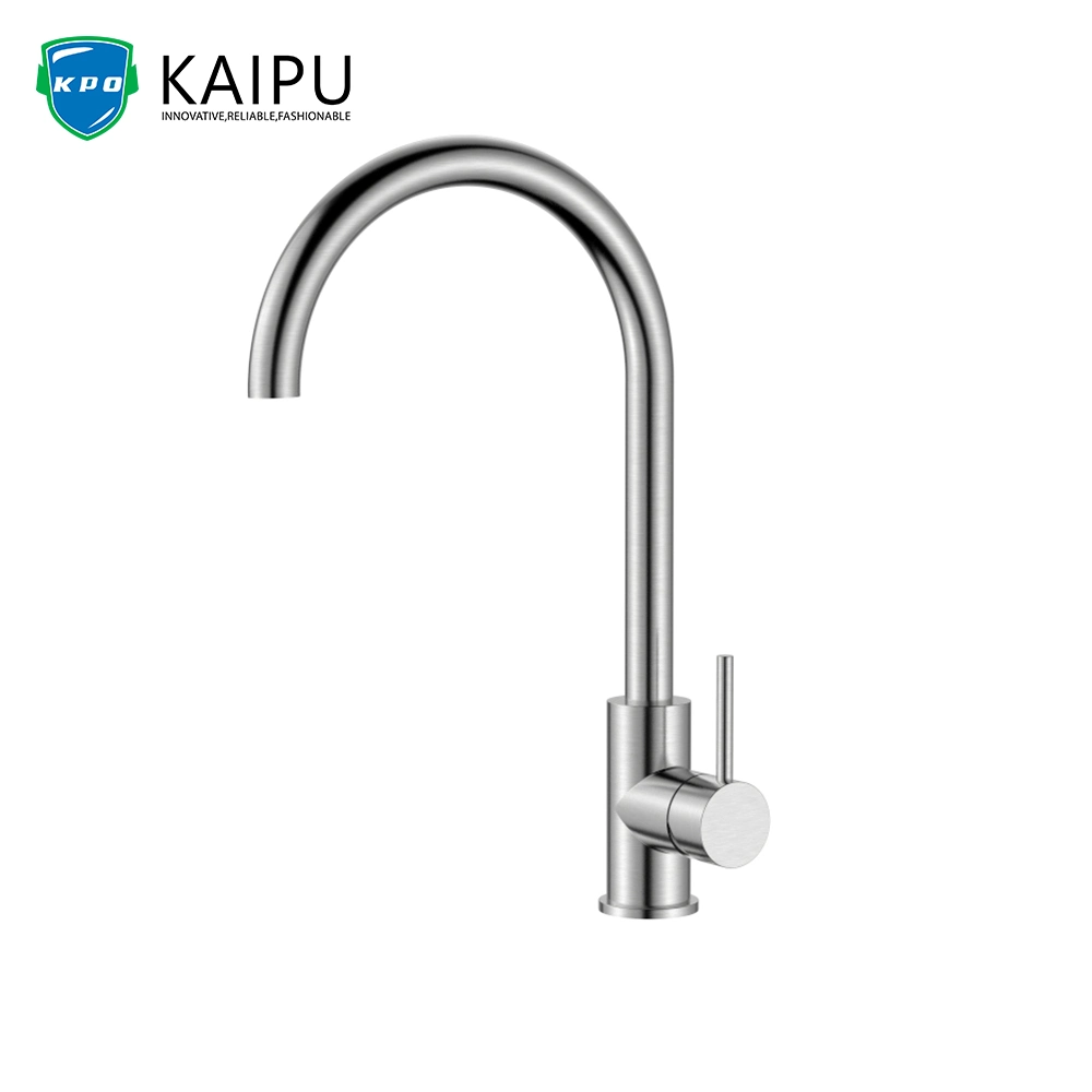 Kitchen Basin Mixer Brushed Nicke