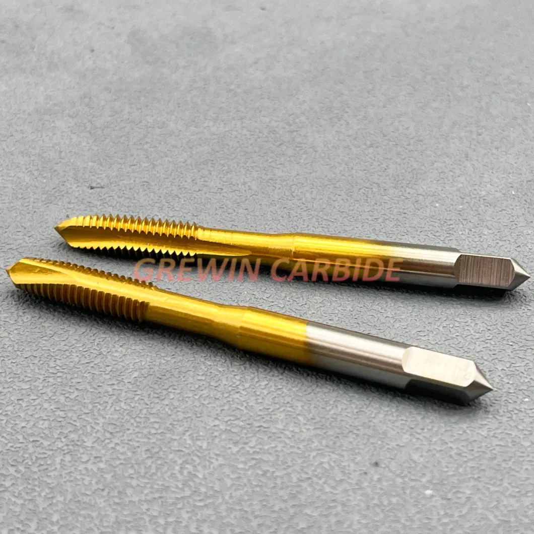 Gw Carbide-HSS Thread Tap Tool Screw Tap Powder Metallurgy Spiral Flute Tapping Tools Various Types of Machine Tap