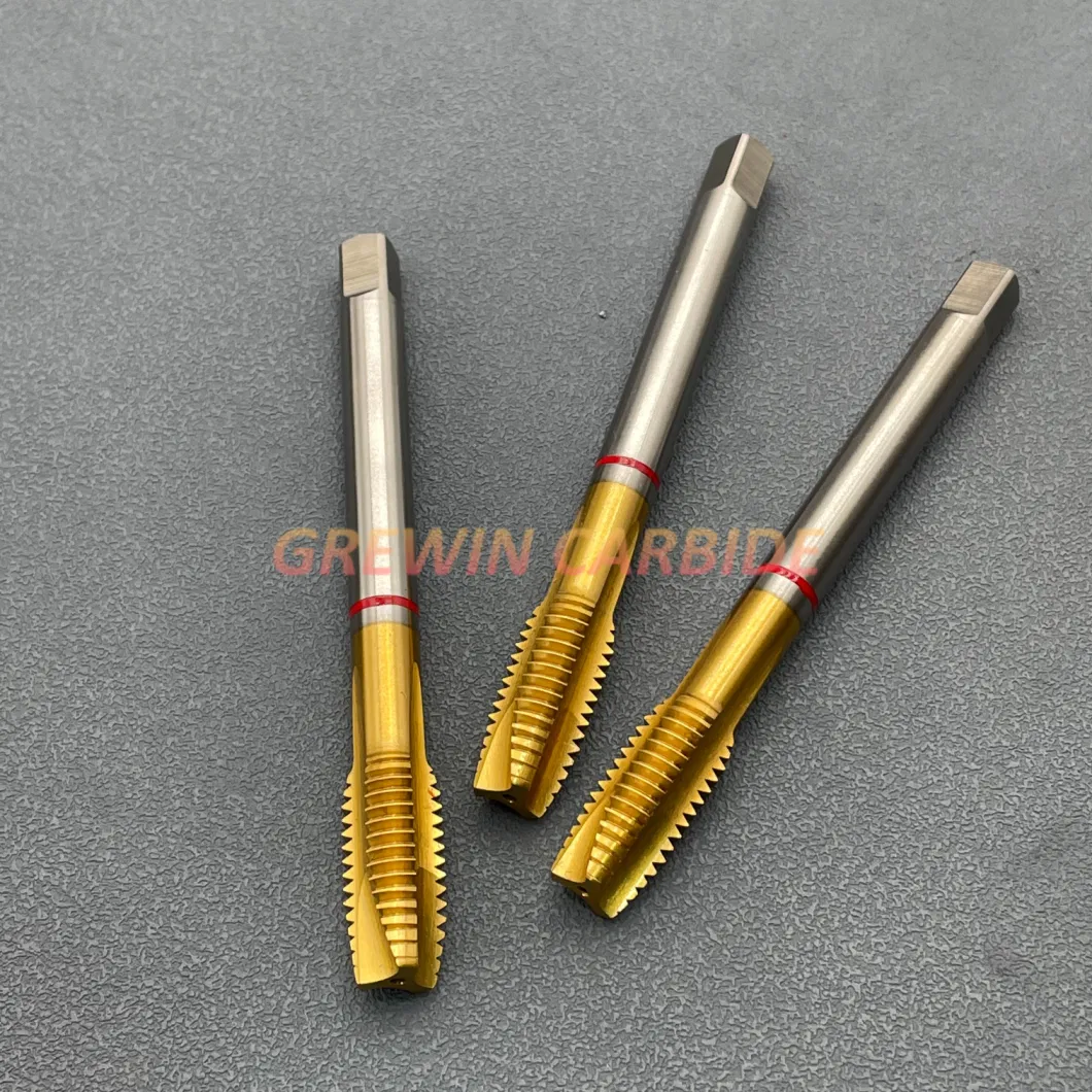 Grewin - High Quality Thread Cutting &amp; Drilling Tool HSS DIN376 Hand Tap Straight Slotted Taps