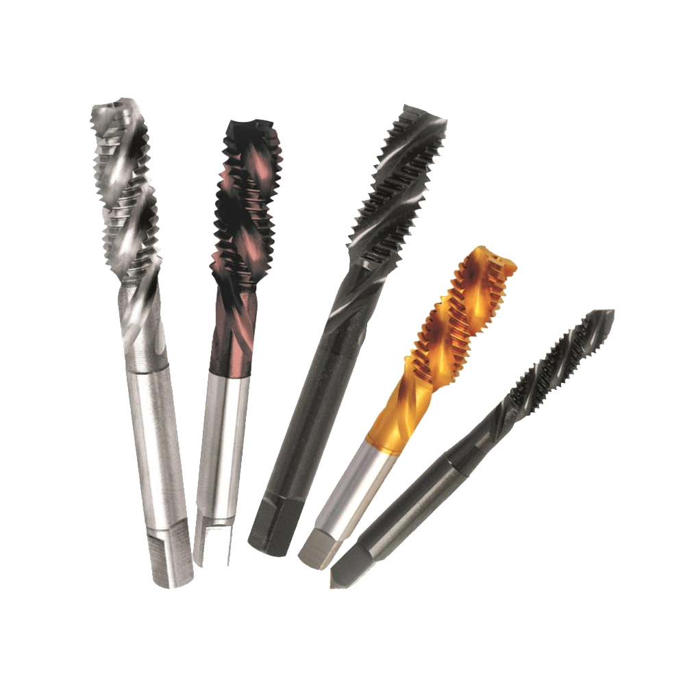 High Speed Steel HSS M4 M6 Spiral Fluted Taps for Threads