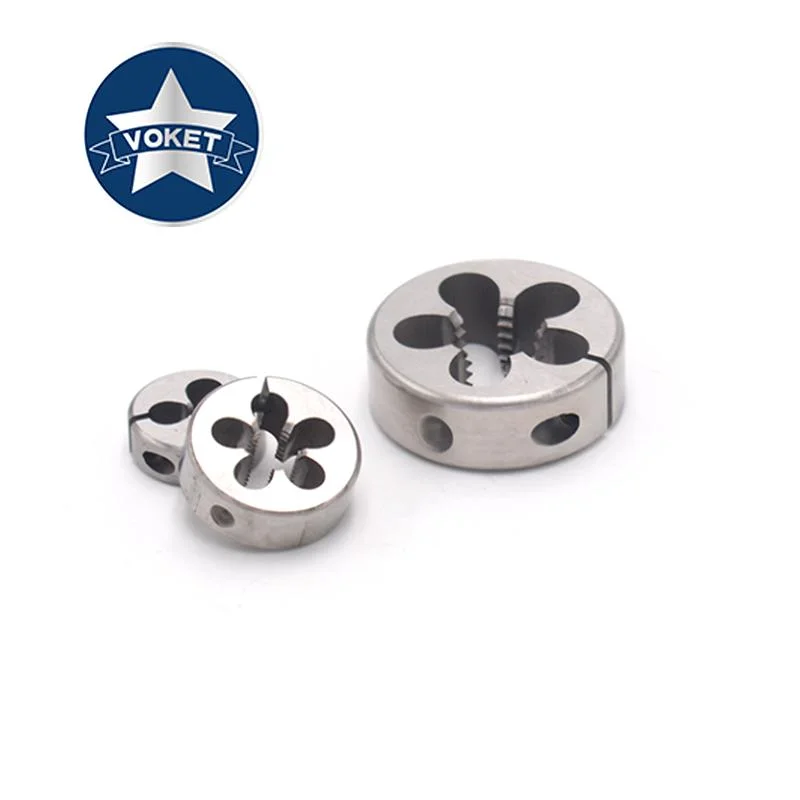 Hsse Metric Adjustable Ar-D Round Die M3 M3.5 M4 M4.5 M5 M5.5 M6 M7 M8 M9 M10 X0.5 X0.6 X0.8 X0.9 X1.25 X1.75 Screw Thread Threading Dies