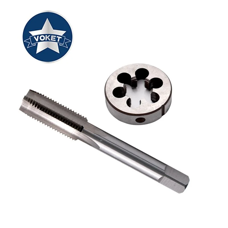 HSS Metric Tap and Die Set Hand Tap Round Die M13X1.5 Fine Thread Taps Threading Round Dies M13X0.5 M13X0.75 M13*1 M13*1.25