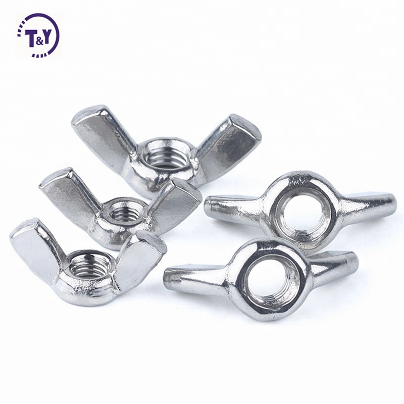 40mm X 8mm White Zinc Plated Die-Casting Wing Nut