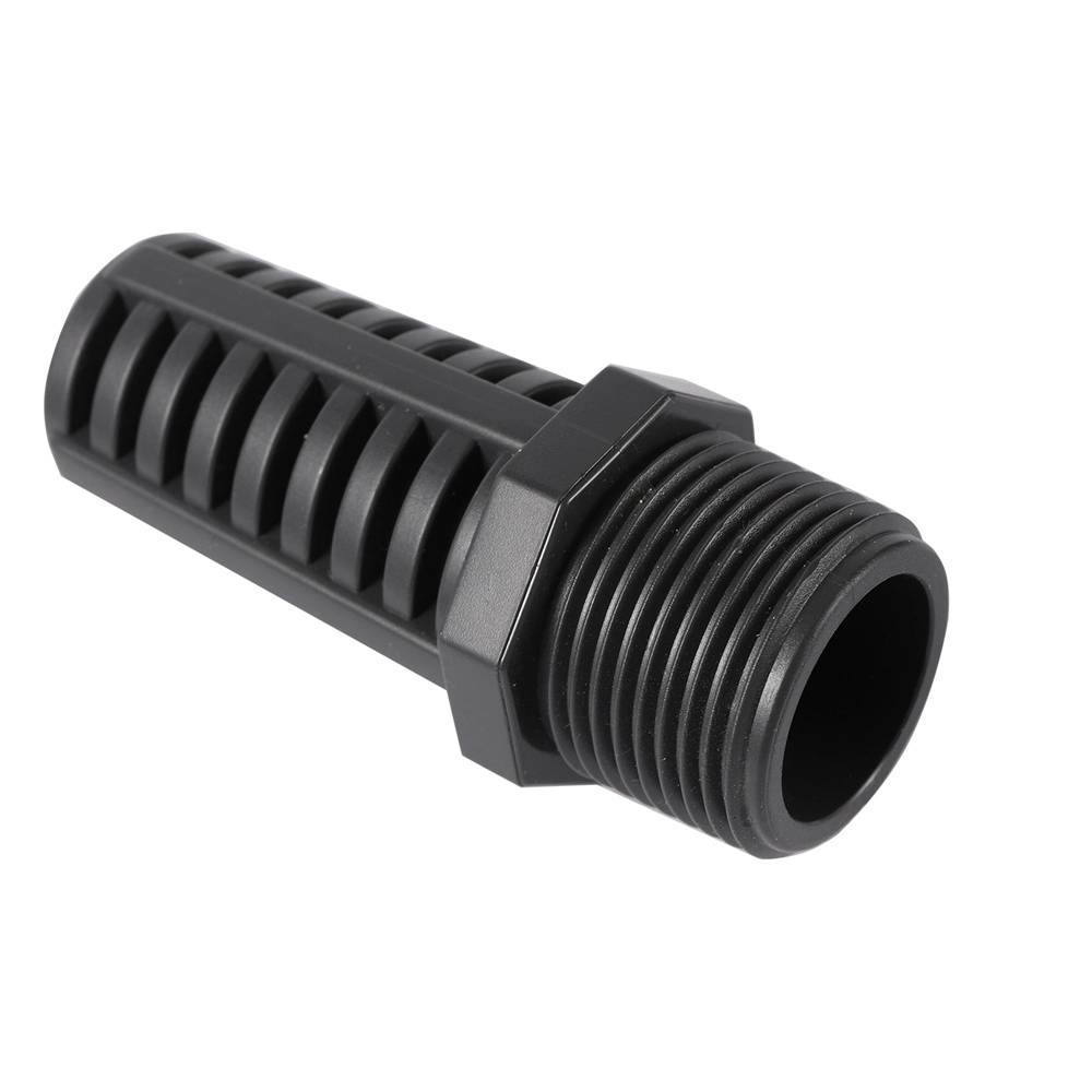 Male Thread Strainer PVC Filter Cap Garden Greenhouse Aquarium Lawn Watering Irrigation Permeable Drain Tool