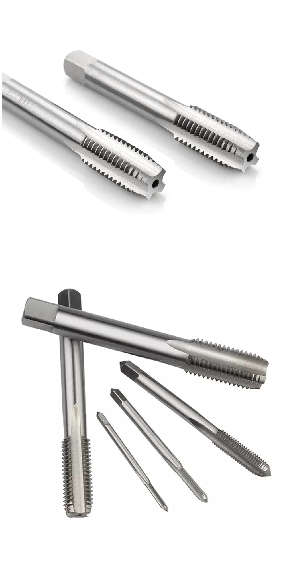 Best Sell High Qualityhss M10*1.5mm Taps Tin Coated Spiral Point Taps