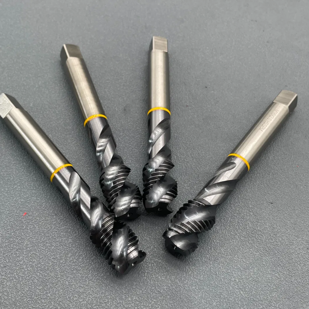 Grewin-High Speed Steel Screw Thread Tap Hsse-Pm DIN376 Durable Taps Spiral Flute Alloy Thread Cutting Tool