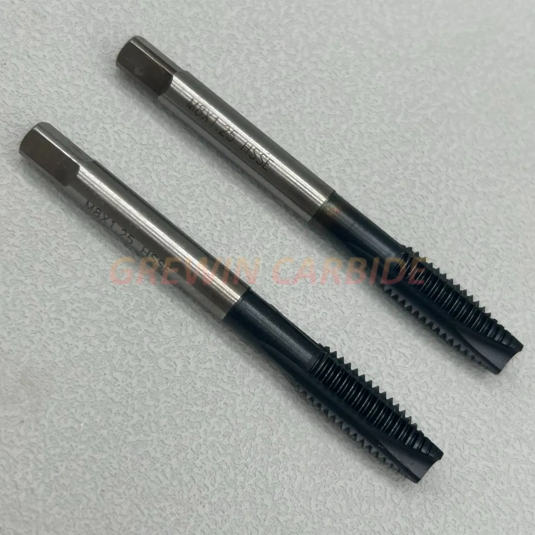 Grewin Carbide-DIN JIS ISO HSS M35 Machine Tap Hsse Cobalt Straight Flute HSS Co5% Tap M6 M8 M10 M12 for Threading