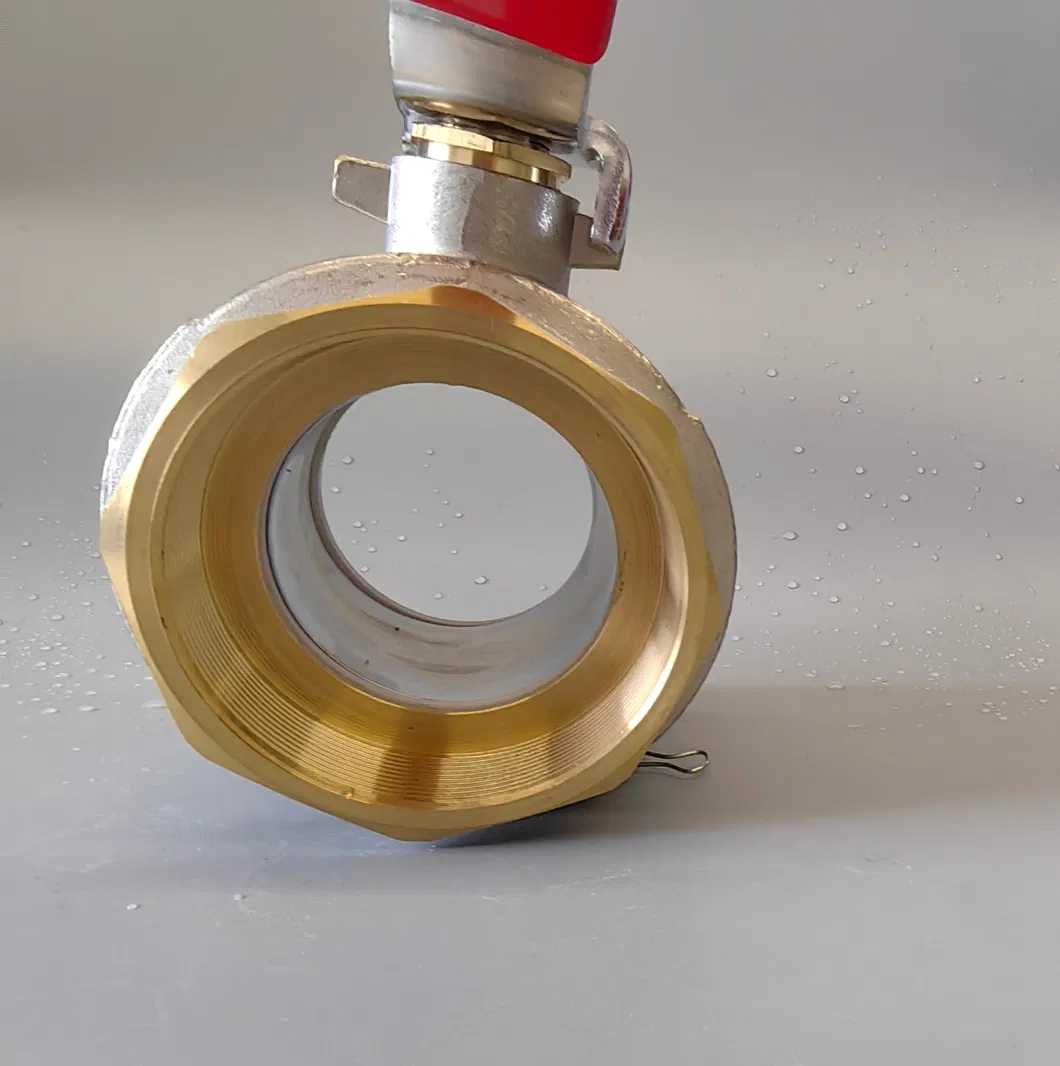 Brass Ball Valve with Handle with 1/2&quot; -1 &quot;Internal Thread