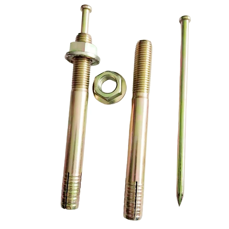 Medium/Heavy Load Hexagon Flange/Washer Nut Hammer Set Pin Drive Expansion Anchor